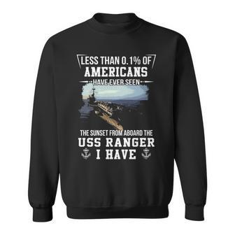 Uss Ranger Cv 61 Cva 61 Sunset Sweatshirt | Mazezy
