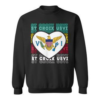 Usvi St Croix Crucian Usvi St Croix Usvi Souvenir Sweatshirt - Thegiftio UK