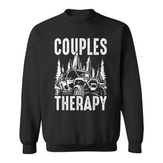 Utv Side By Side Couples Therapy Sweatshirt - Monsterry UK