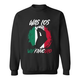 Vaffanculo Italian Flag Sweatshirt - Seseable
