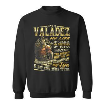 Valadez Family Name Valadez Last Name Team Sweatshirt - Seseable