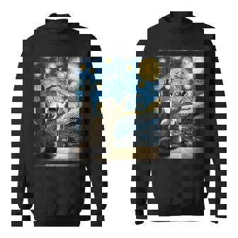 Van Gogh Starry Night Style Artistic Ragdoll Cat Sweatshirt - Thegiftio