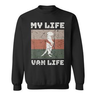 Van Life Clothing Retro Vintage Van Dwellers Vanlife Nomads Sweatshirt - Monsterry CA