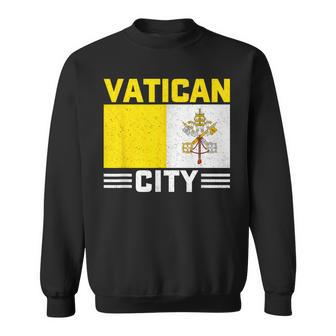 Vatican City Flag Citizen Of The Holy See Sweatshirt - Monsterry