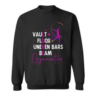 Vault Floor Uneven Bars Balance Beam Gymnastics Athlete Sweatshirt - Monsterry DE