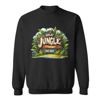 Vbs 2024 The Great Jungle Journey Vacation Bible School 2024 Sweatshirt - Monsterry CA