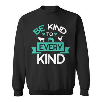 Vegan Animals Are Friends Animal Rights Equality Kind Sweatshirt - Monsterry UK
