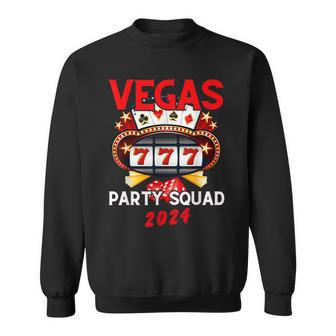 Vegas Squad Party 2024 Las Vegas Family Trip Group Matching Sweatshirt | Mazezy