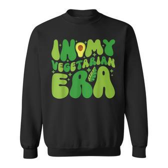 In My Vegetarian Era With Avocado Vegan Fruits Lover Sweatshirt | Mazezy