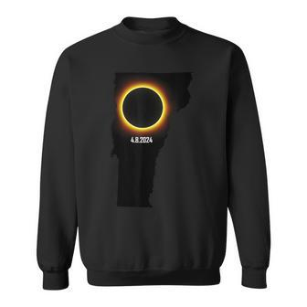 Vermont Solar Eclipse 2024 Sweatshirt | Mazezy