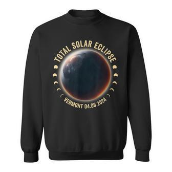 Vermont Total Solar Eclipse April 8 2024 Astronomy Fans Sweatshirt - Monsterry