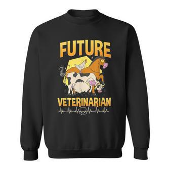 Vet Tech Cute Veterinary Future Veterinarian Sweatshirt - Monsterry