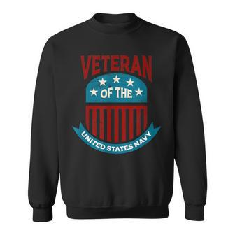 Veteran Us Navy Patriotic Memorial Day Short Sleeve Graphic Sweatshirt - Monsterry DE