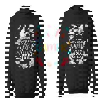 Video Game Easter Bunny Eggs Gamer Easter Gaming Sweatshirt - Thegiftio UK