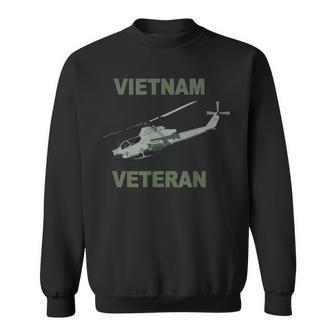 Vietnam Veteran Ah1 Cobra Helicopter T Sweatshirt - Monsterry