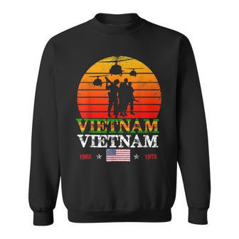 Vietnam Veteran Helicopter Bell Uh1 Huey Vintage Sweatshirt - Monsterry UK