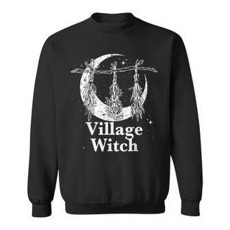 Village Witch Gothic Occult Wicca Pagan Nature Sweatshirt - Monsterry