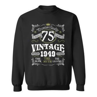 Vintage 1949 75Th Birthday 75 Year Old For Women Sweatshirt | Mazezy