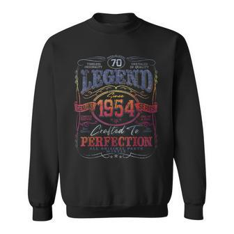 Vintage 1954 Limited Edition 70 Year Old 70Th Birthday Sweatshirt | Mazezy
