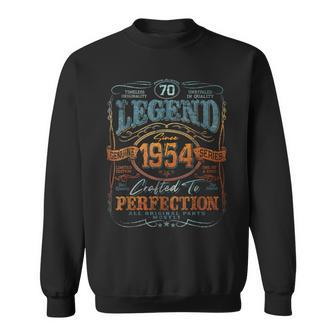 Vintage 1954 Limited Edition 70 Year Old 70Th Birthday Sweatshirt - Thegiftio UK