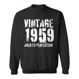 Vintage 1959 Birthday Retro Style Sweatshirt - Monsterry AU