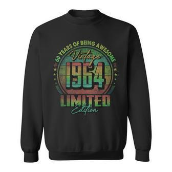 Vintage 1964 Limited Edition 60 Year Old 60Th Birthday Sweatshirt | Mazezy DE