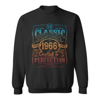 Vintage 1966 Limited Edition 58 Year Old 58Th Birthday Sweatshirt | Mazezy