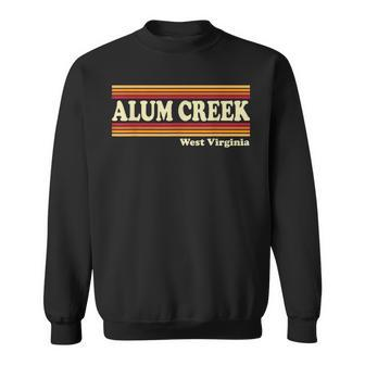 Vintage 1980S Graphic Style Alum Creek West Virginia Sweatshirt - Monsterry AU