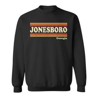 Vintage 1980S Graphic Style Jonesboro Georgia Sweatshirt - Monsterry