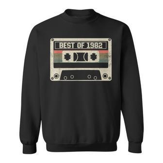 Vintage 1982 Cassette Tape 42Nd Birthday Best Of 1982 Sweatshirt - Seseable