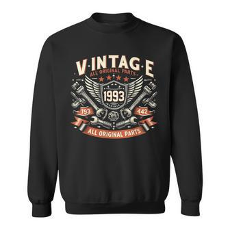 Vintage 1993 Born In 1993 Birthday Mechanic Sweatshirt - Monsterry AU