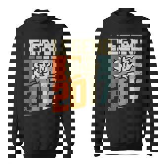 Vintage 2017 7 Birthday Decorations Boys Girls 7Th Birthday Sweatshirt - Monsterry