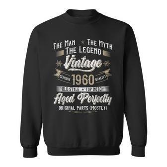 Vintage 64Th Birthday Decorations 1960 64 Years Old Sweatshirt - Monsterry