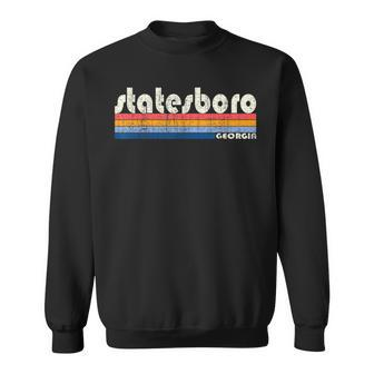 Vintage 70S 80S Style Statesboro Ga Sweatshirt - Monsterry