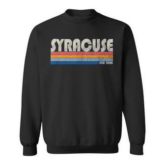 Vintage 70S 80S Style Syracuse Ny Sweatshirt - Monsterry CA