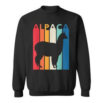 Vintage Alpaca Retro For Animal Lover Alpaca Sweatshirt - Monsterry UK