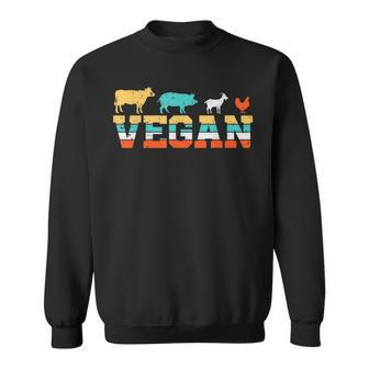 Vintage Animals Logo Vegan Sweatshirt - Monsterry