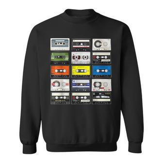 Vintage Audio Cassette Costume 70S 80S 90S Mixtape Sweatshirt - Monsterry