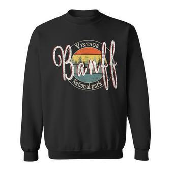 Vintage Banff National Park Sweatshirt - Monsterry DE