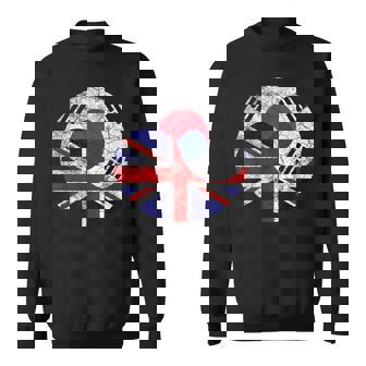 Vintage British & South Korea Flags Uk And South Korean Sweatshirt - Thegiftio UK