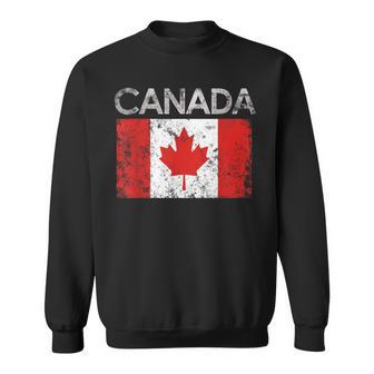 Vintage Canada Canadian Flag Pride Sweatshirt - Seseable