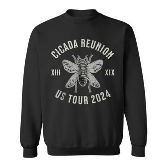 Vintage Cicada Reunion Tour 2024 Cicada Broods Xix And Xiii Sweatshirt - Seseable
