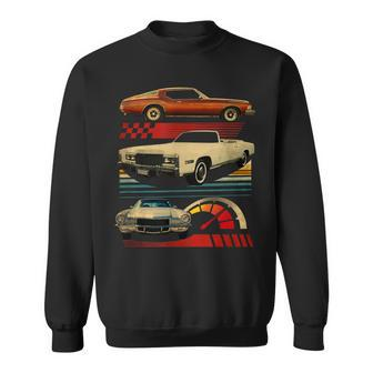 Vintage Classic Cars Many Old Vintage Cars Lovers Engines Sweatshirt - Monsterry