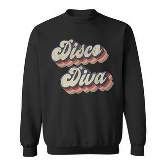Vintage Dancing Retro 70S 80S Party Disco Diva Sweatshirt - Monsterry CA