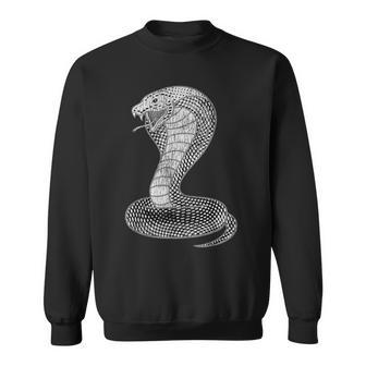 Vintage Distressed King Cobra Power Snake Muscle Car Karate Sweatshirt - Monsterry UK