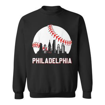 Vintage Distressed Philly Baseball Lovers Sweatshirt | Mazezy