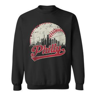 Vintage Distressed Philly Baseball Lovers Sweatshirt - Monsterry DE