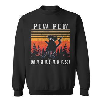 Vintage Dog Pew Pew Madafakas Beagle Sweatshirt | Mazezy