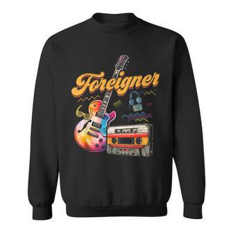Vintage Foreigner Retro Cassette 90S Rock Music Old Fashion Sweatshirt - Seseable