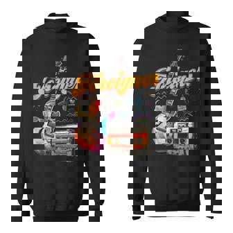 Vintage Foreigner Retro Cassette 90S Rock Music Old Fashion Sweatshirt | Mazezy